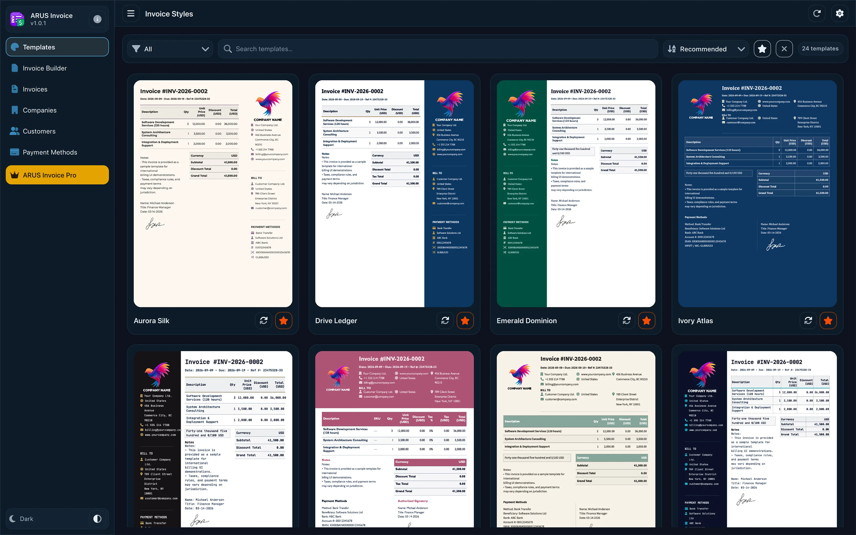 ARUS Invoice — Professional Invoice, Quote & Estimate Builder screenshot 2