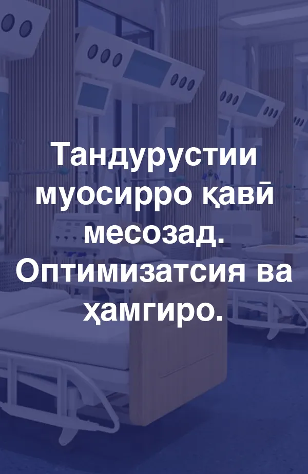 Тандурустии муосирро қавӣ месозад. Оптимизатсия ва ҳамгиро.